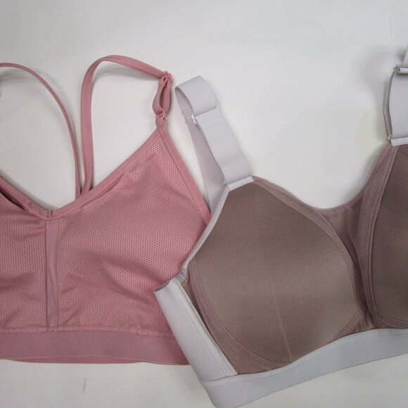 5 Sports Bra Dri Fit Swoosh Pro Racer Back Foam Insert Cups Medium - Picture 9 of 10